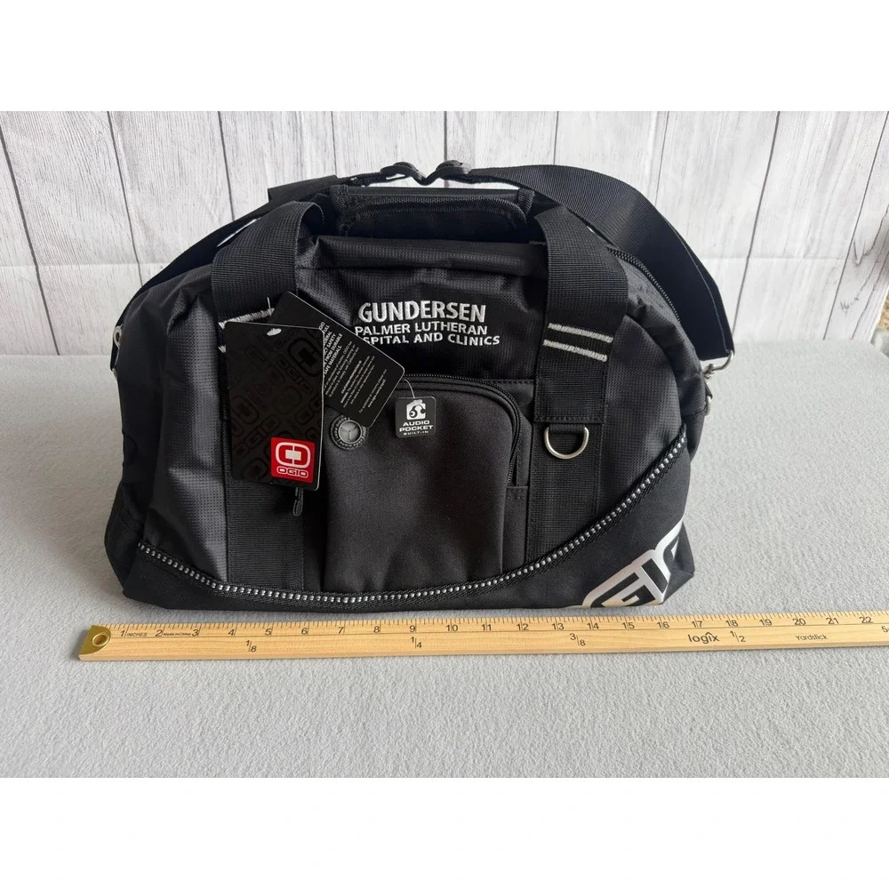 OGIO Half Dome Duffel Bag Black Gym Travel Bag NEW